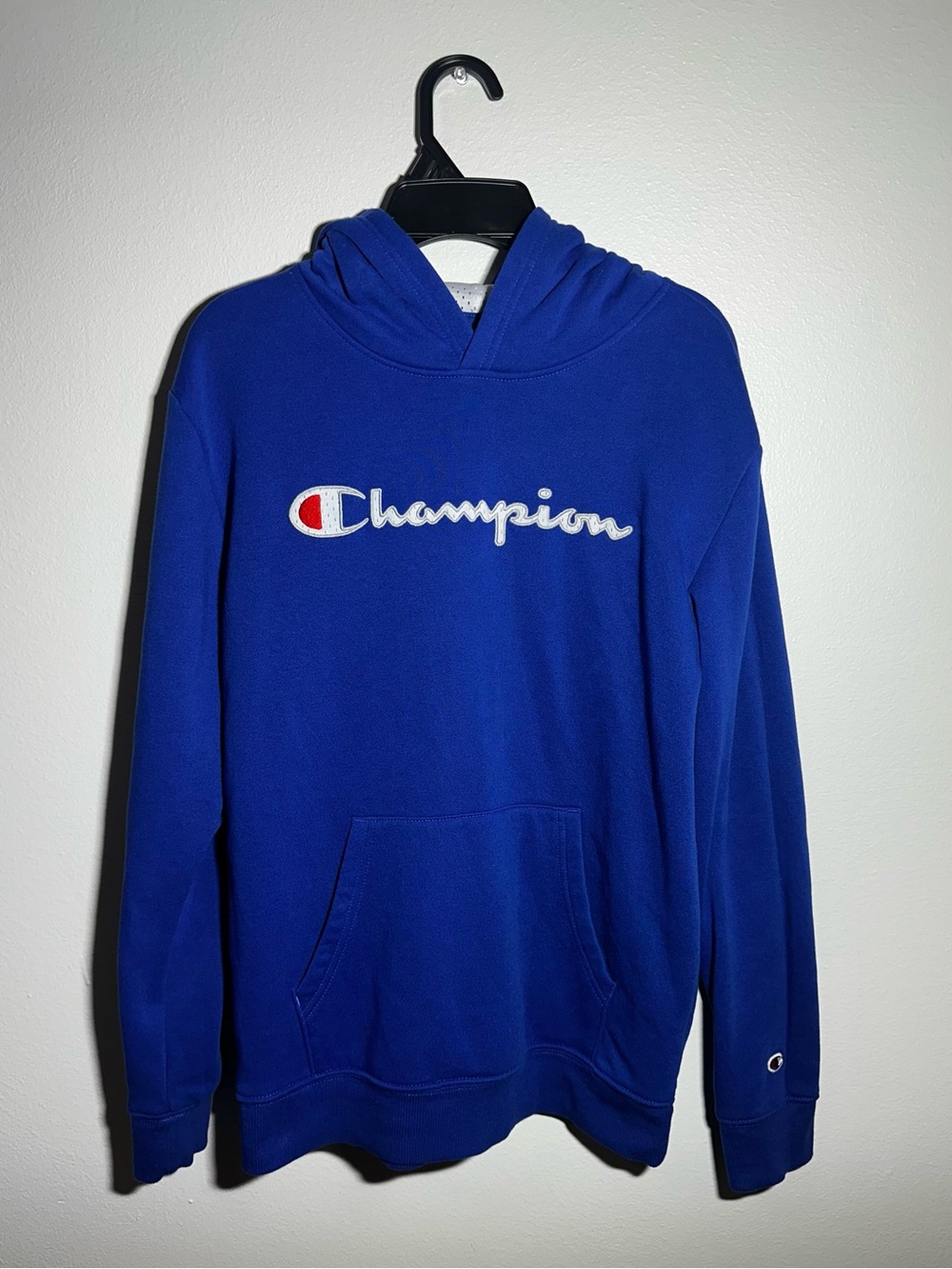 Champion Boys Blue Hoodie Sweatshirt